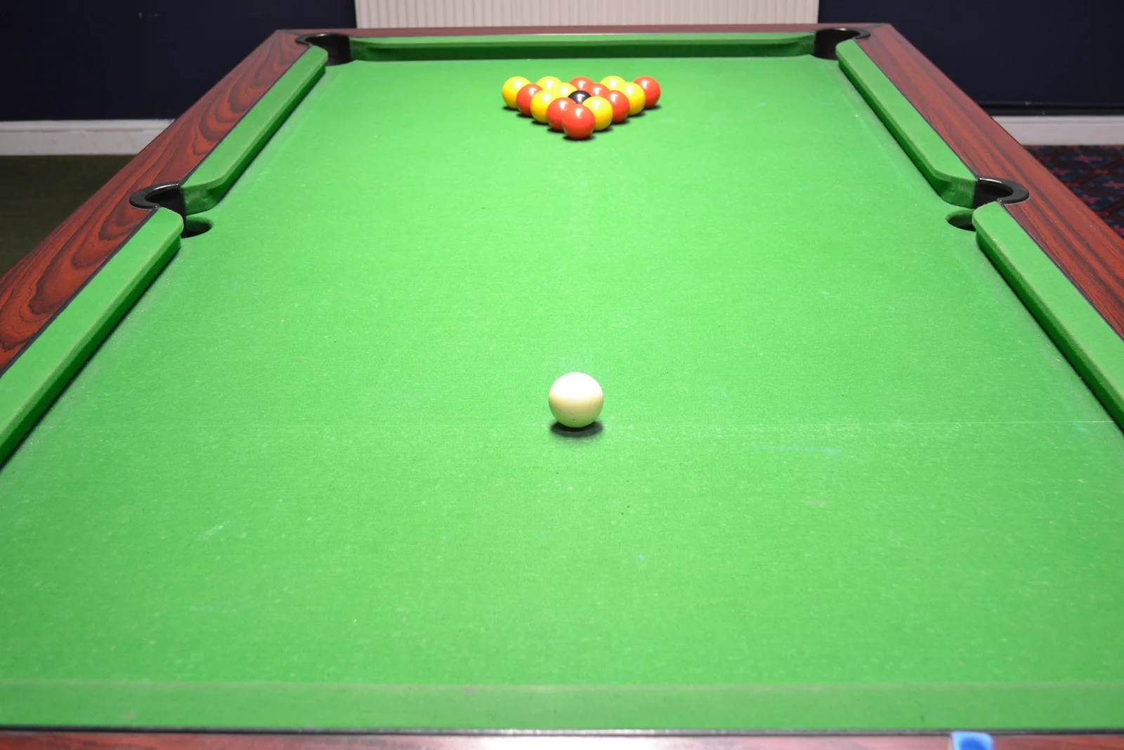 Pool table in the bar area at Haydon Que Club